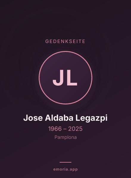 Gedenkportrait von Jose Aldaba Legazpi