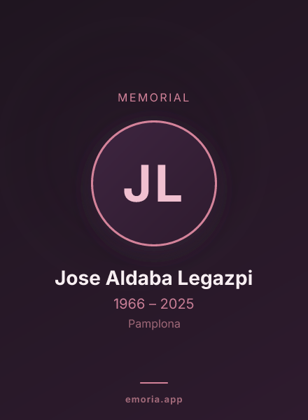 Memorial portrait of Jose Aldaba Legazpi