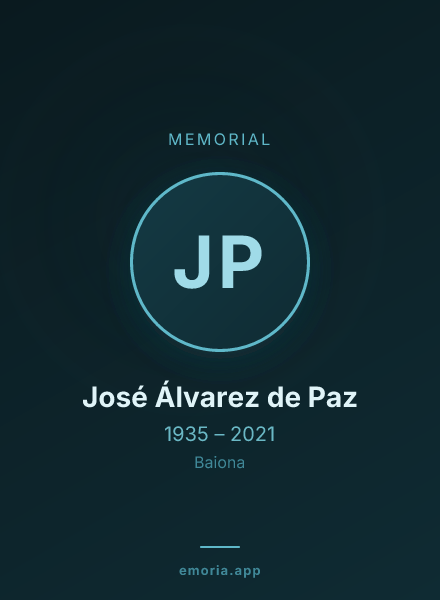 Memorial portrait of José Álvarez de Paz
