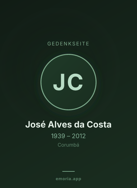 Gedenkportrait von José Alves da Costa
