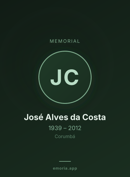 Memorial portrait of José Alves da Costa