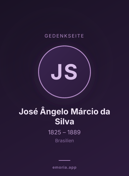 Gedenkportrait von José Ângelo Márcio da Silva