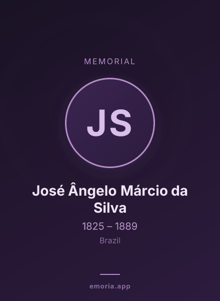 Memorial portrait of José Ângelo Márcio da Silva