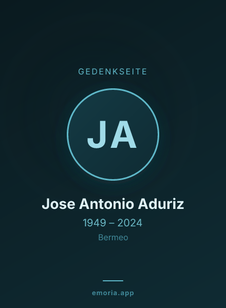 Gedenkportrait von Jose Antonio Aduriz