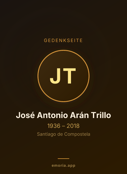 Gedenkportrait von José Antonio Arán Trillo