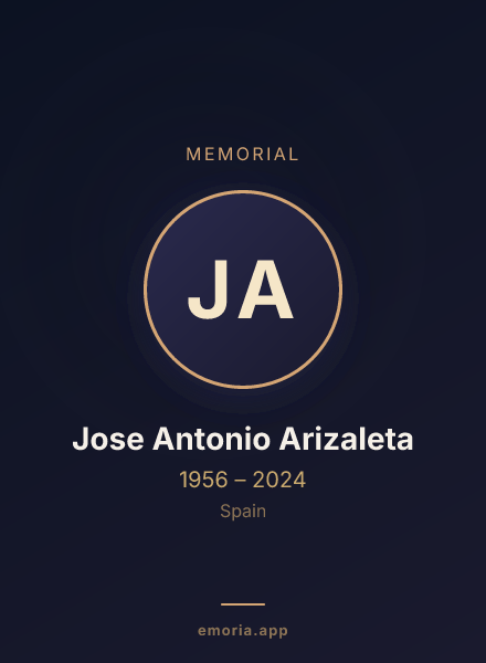 Memorial portrait of Jose Antonio Arizaleta