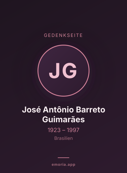 Gedenkportrait von José Antônio Barreto Guimarães