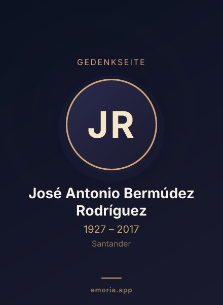 Gedenkportrait von José Antonio Bermúdez Rodríguez