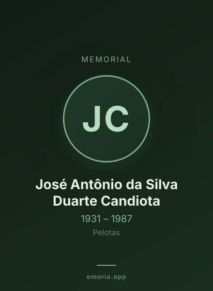 Memorial portrait of José Antônio da Silva Duarte Candiota