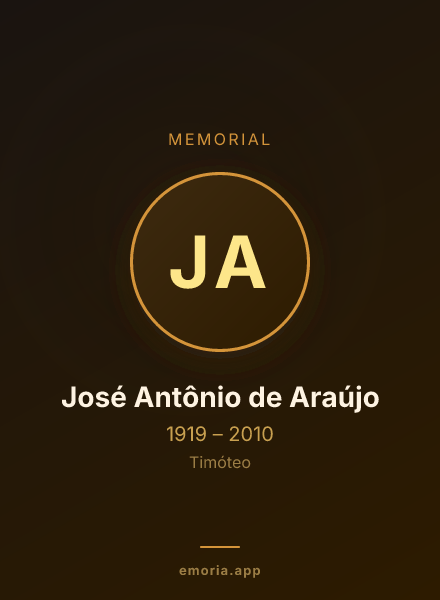 Memorial portrait of José Antônio de Araújo