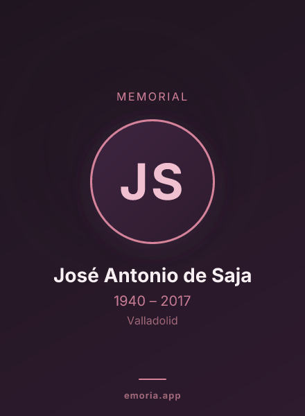 Memorial portrait of José Antonio de Saja
