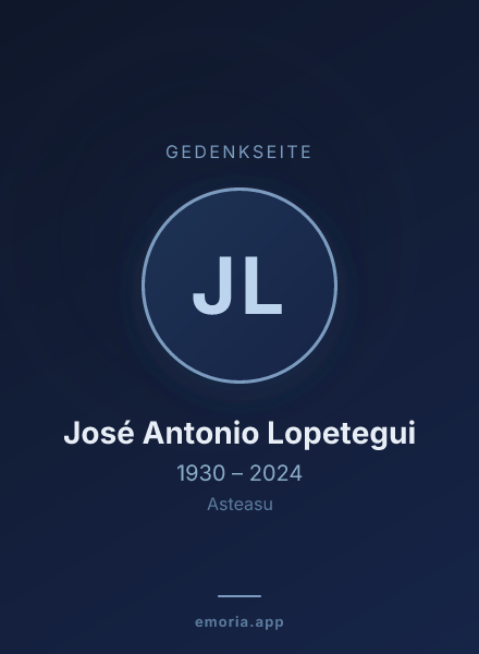 Gedenkportrait von José Antonio Lopetegui