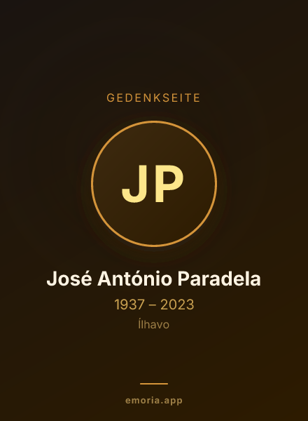 Gedenkportrait von José António Paradela