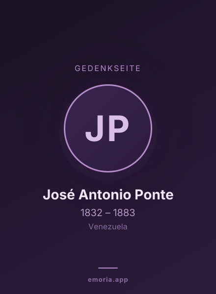 Gedenkportrait von José Antonio Ponte