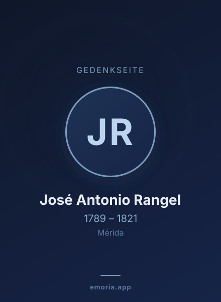 Gedenkportrait von José Antonio Rangel