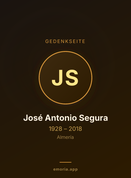Gedenkportrait von José Antonio Segura