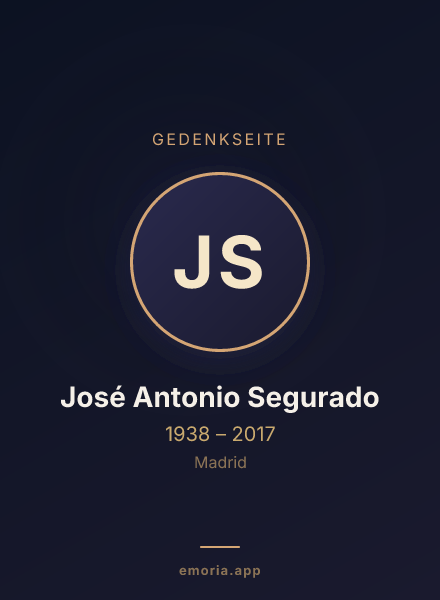 Gedenkportrait von José Antonio Segurado