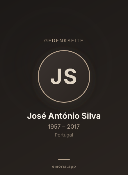 Gedenkportrait von José António Silva