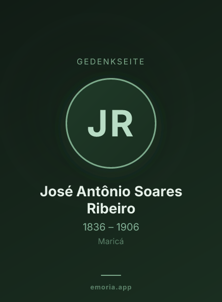 Gedenkportrait von José Antônio Soares Ribeiro