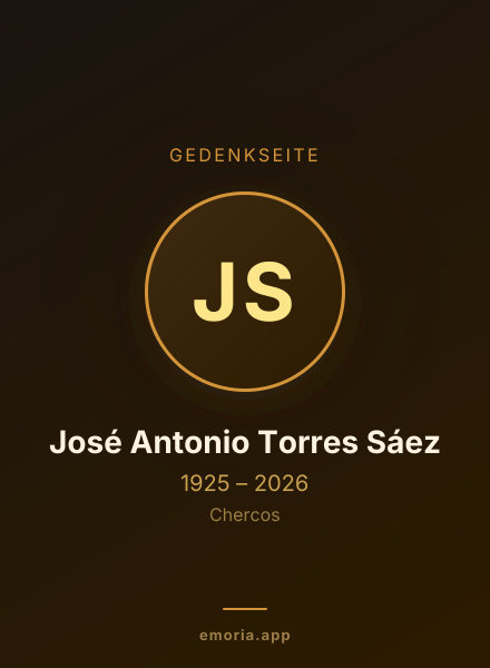 Gedenkportrait von José Antonio Torres Sáez