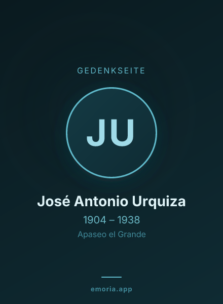 Gedenkportrait von José Antonio Urquiza