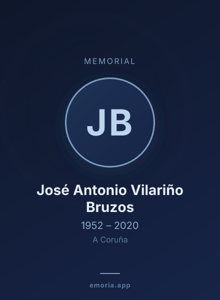 Memorial portrait of José Antonio Vilariño Bruzos