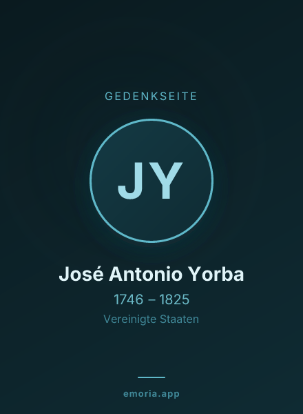 Gedenkportrait von José Antonio Yorba