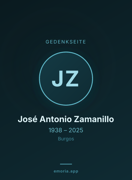 Gedenkportrait von José Antonio Zamanillo