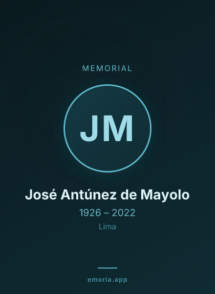 Memorial portrait of José Antúnez de Mayolo