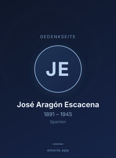 Gedenkportrait von José Aragón Escacena