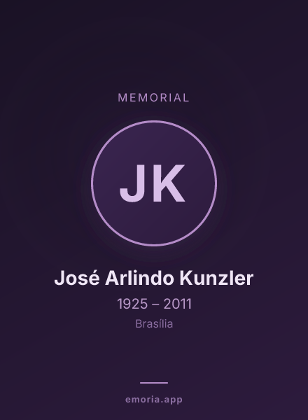 Memorial portrait of José Arlindo Kunzler