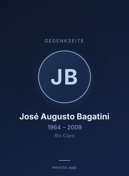 Gedenkportrait von José Augusto Bagatini