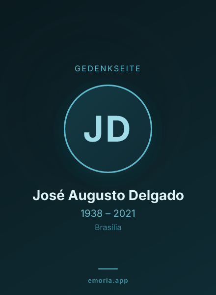 Gedenkportrait von José Augusto Delgado