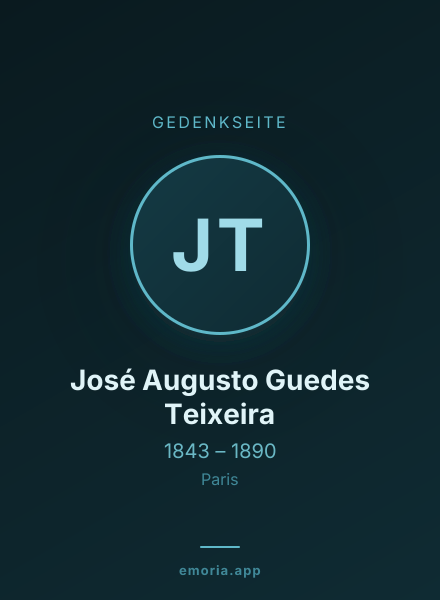 Gedenkportrait von José Augusto Guedes Teixeira