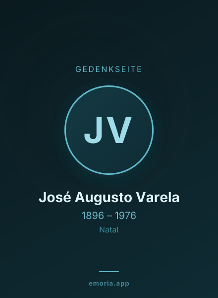 Gedenkportrait von José Augusto Varela