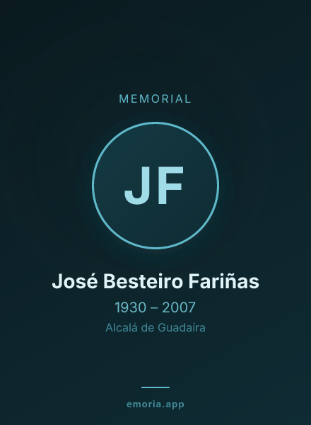Memorial portrait of José Besteiro Fariñas