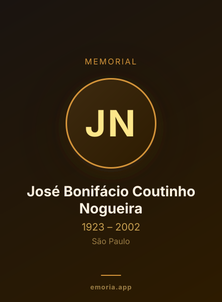 Memorial portrait of José Bonifácio Coutinho Nogueira