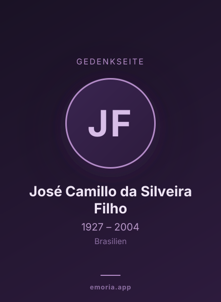 Gedenkportrait von José Camillo da Silveira Filho
