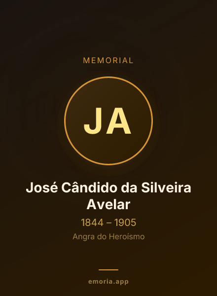 Memorial portrait of José Cândido da Silveira Avelar