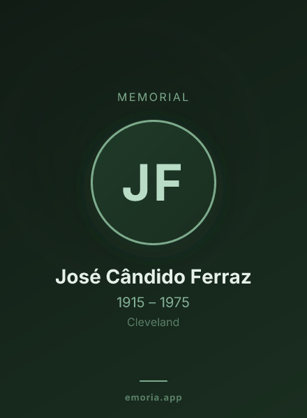 Memorial portrait of José Cândido Ferraz