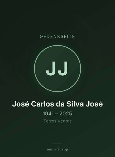 Gedenkportrait von José Carlos da Silva José