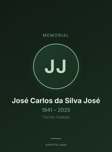 Memorial portrait of José Carlos da Silva José