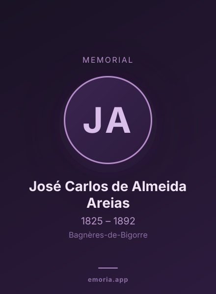 Memorial portrait of José Carlos de Almeida Areias
