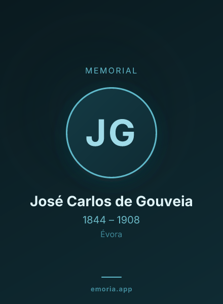Memorial portrait of José Carlos de Gouveia