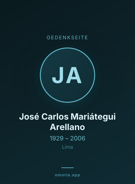 Gedenkportrait von José Carlos Mariátegui Arellano