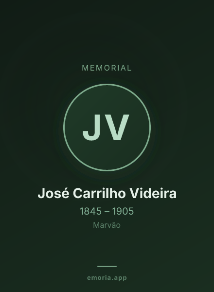 Memorial portrait of José Carrilho Videira