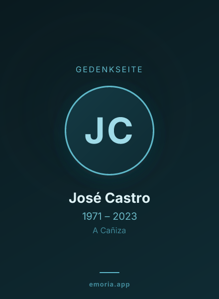 Gedenkportrait von José Castro