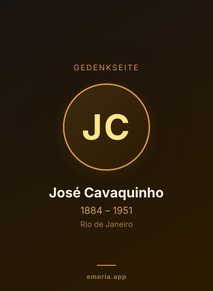 Gedenkportrait von José Cavaquinho