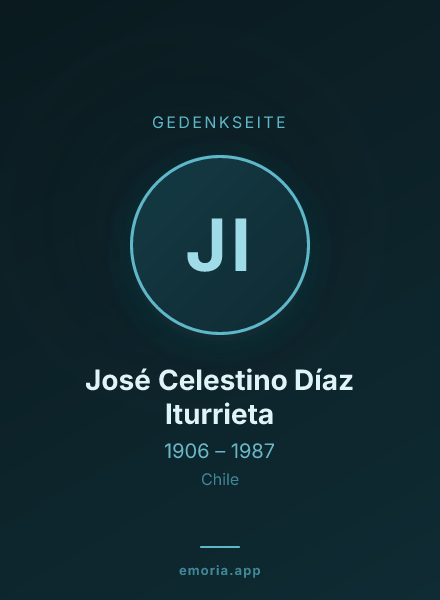 Gedenkportrait von José Celestino Díaz Iturrieta
