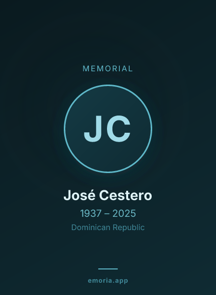 Memorial portrait of José Cestero